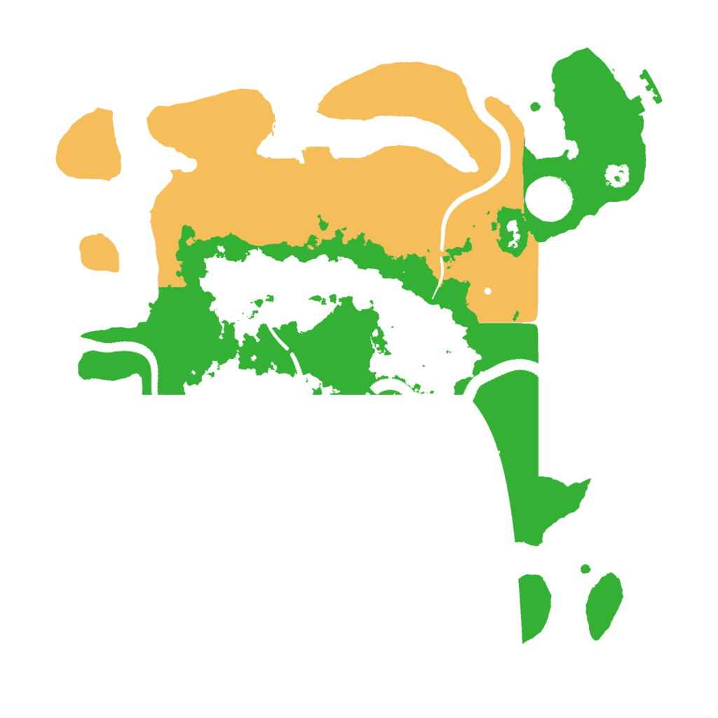 Biome Rust Map: Procedural Map, Size: 3000, Seed: 354369698