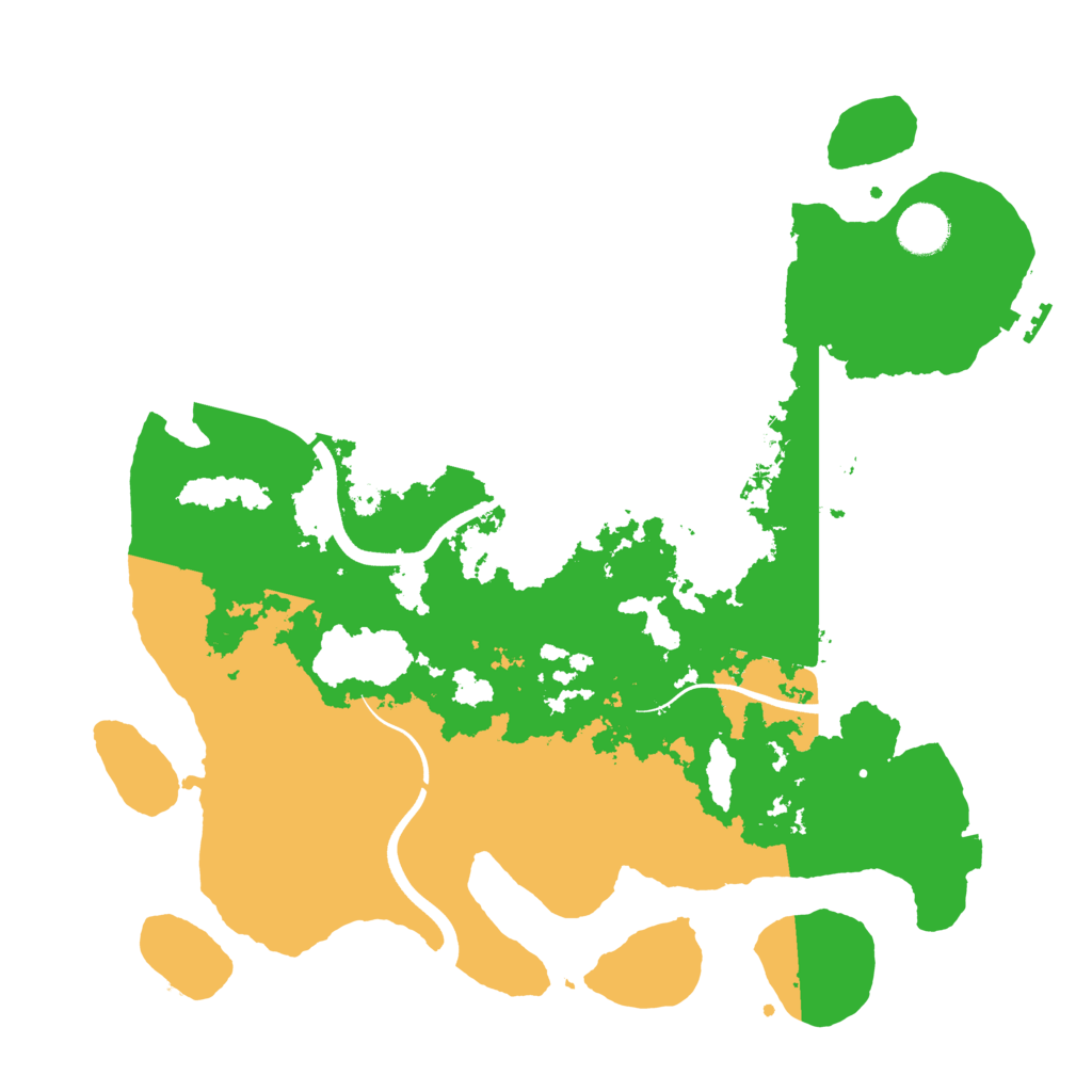 Biome Rust Map: Procedural Map, Size: 3700, Seed: 675735