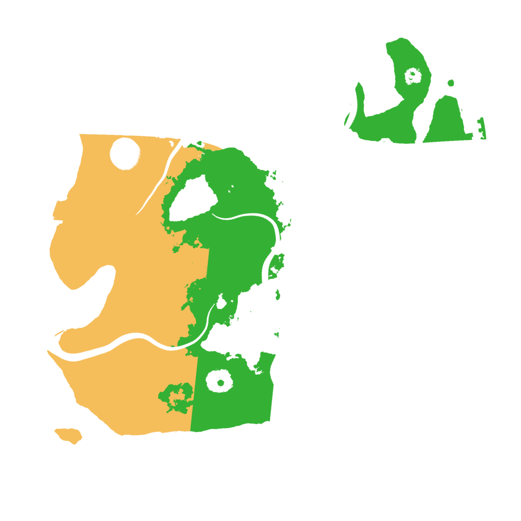 Biome Rust Map: Procedural Map, Size: 3125, Seed: 5719