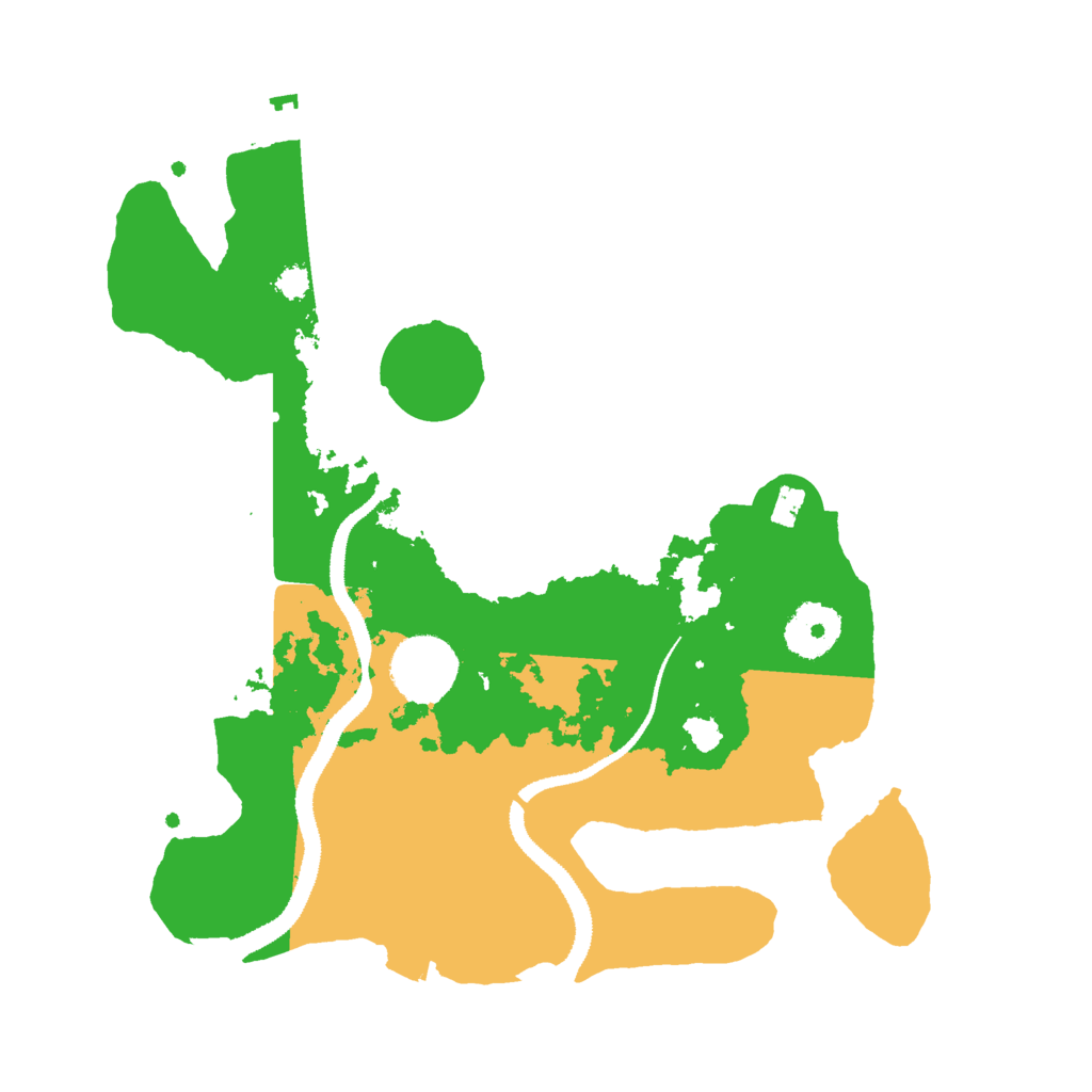 Biome Rust Map: Procedural Map, Size: 3000, Seed: 60666