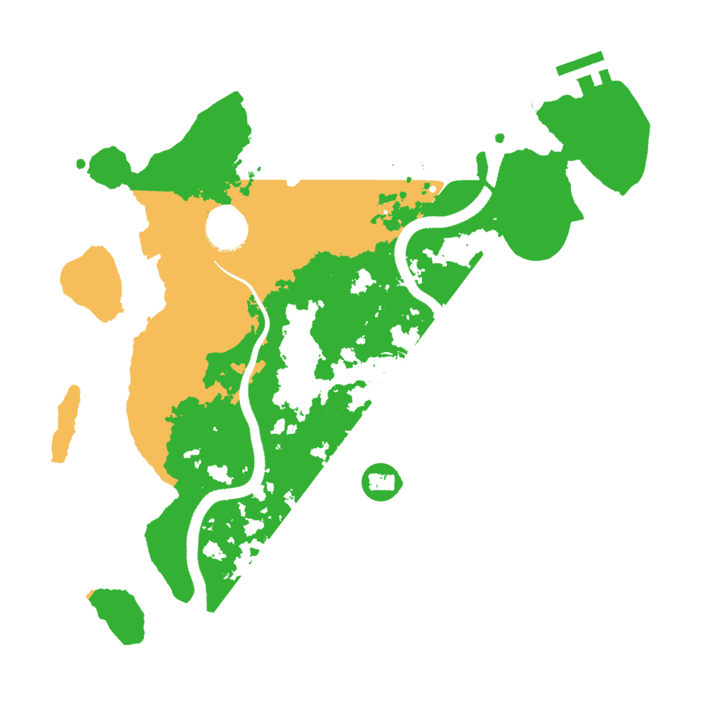 Biome Rust Map: Procedural Map, Size: 3000, Seed: 991285943