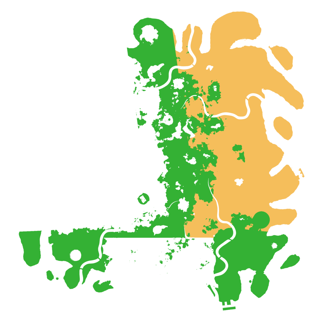 Biome Rust Map: Procedural Map, Size: 5000, Seed: 2359