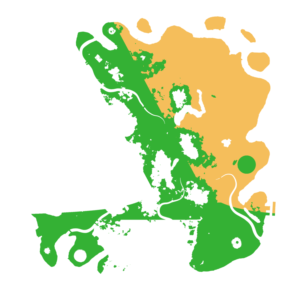 Biome Rust Map: Procedural Map, Size: 4250, Seed: 30448640