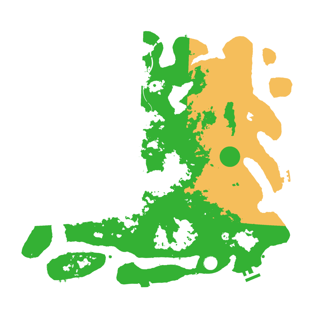 Biome Rust Map: Procedural Map, Size: 4000, Seed: 300438587