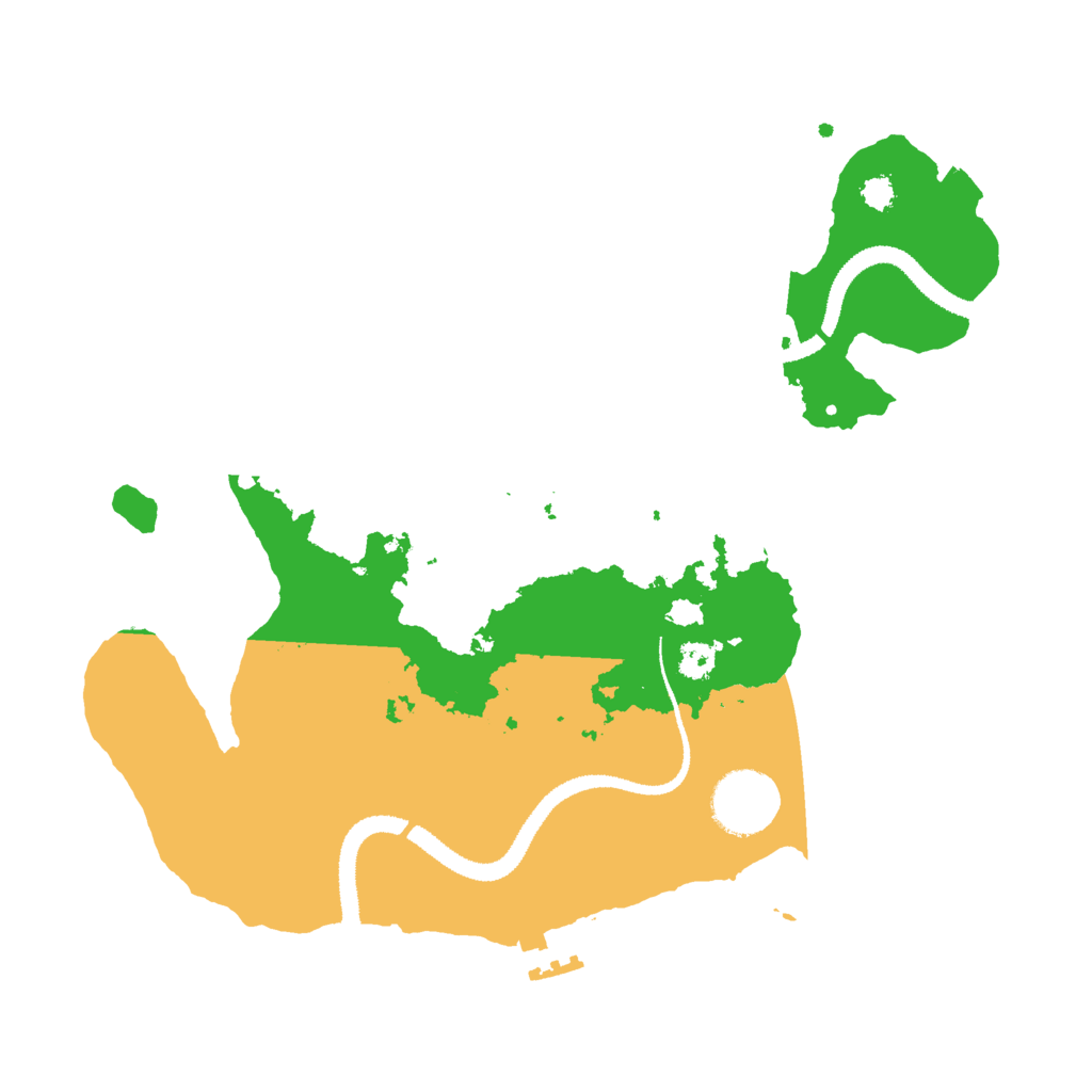 Biome Rust Map: Procedural Map, Size: 3000, Seed: 86902557