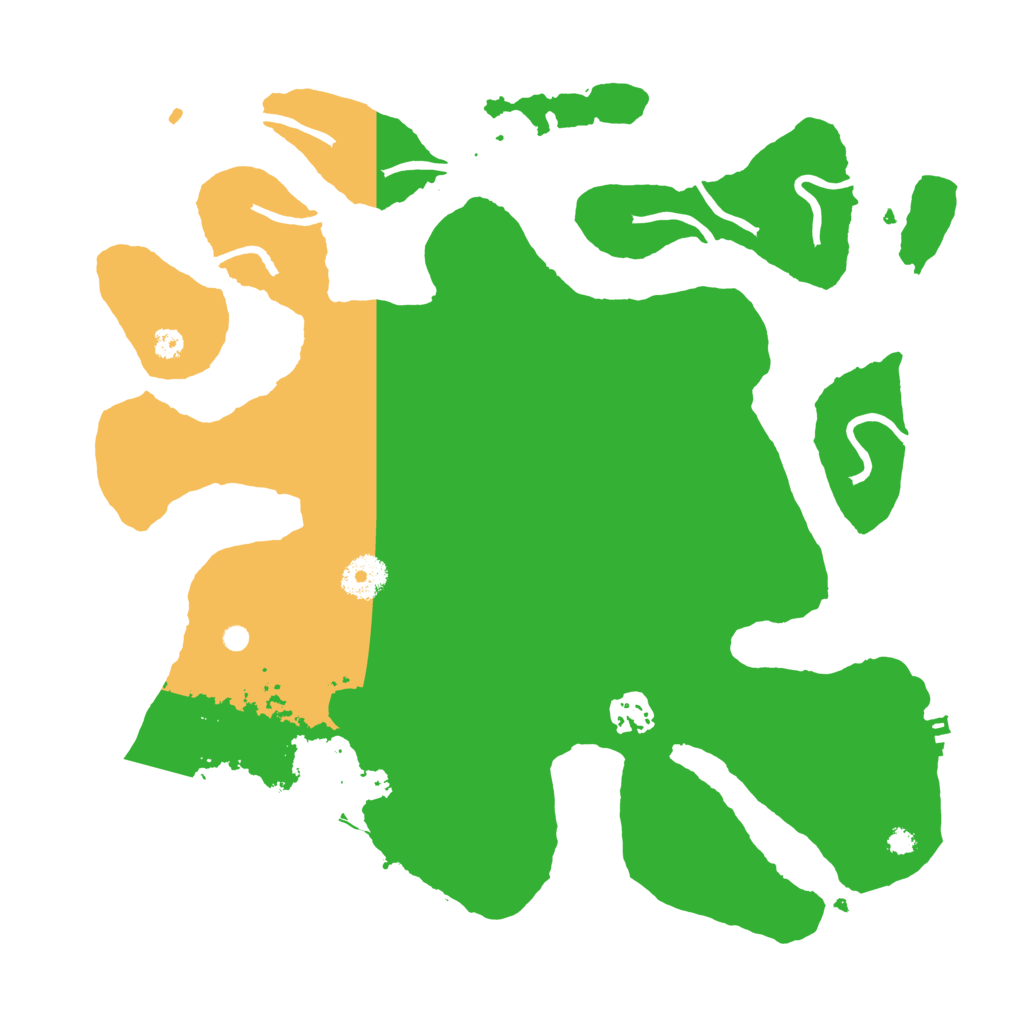Biome Rust Map: Procedural Map, Size: 3500, Seed: 5933437