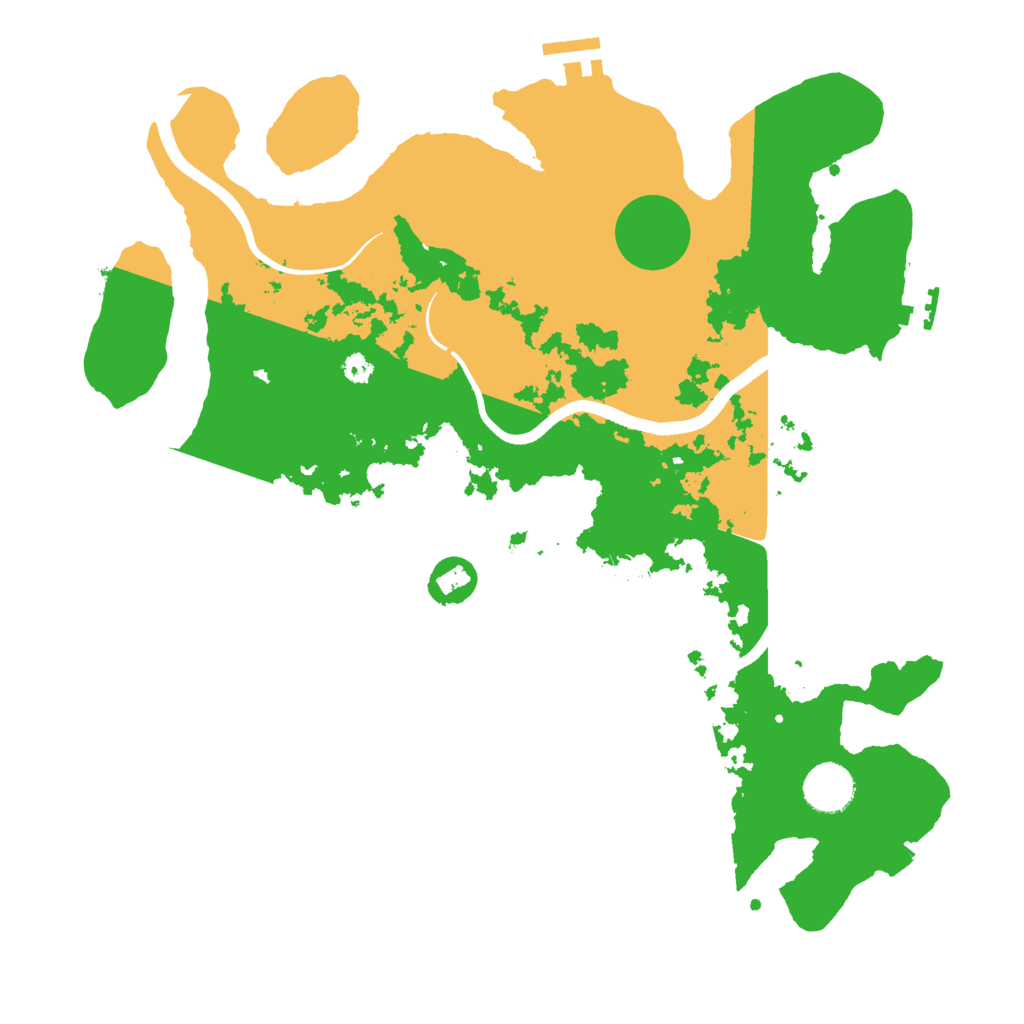 Biome Rust Map: Procedural Map, Size: 3600, Seed: 236339750
