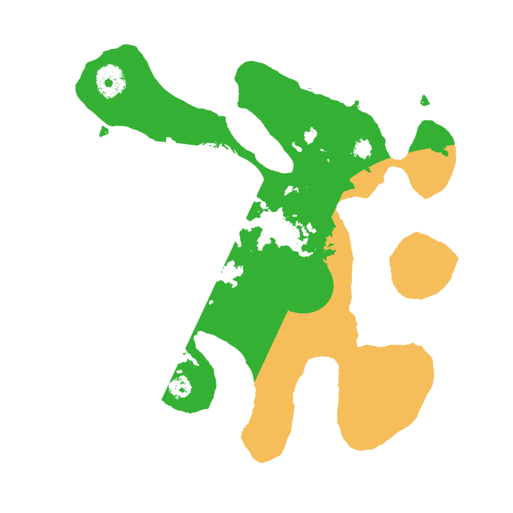 Biome Rust Map: Procedural Map, Size: 2500, Seed: 212321