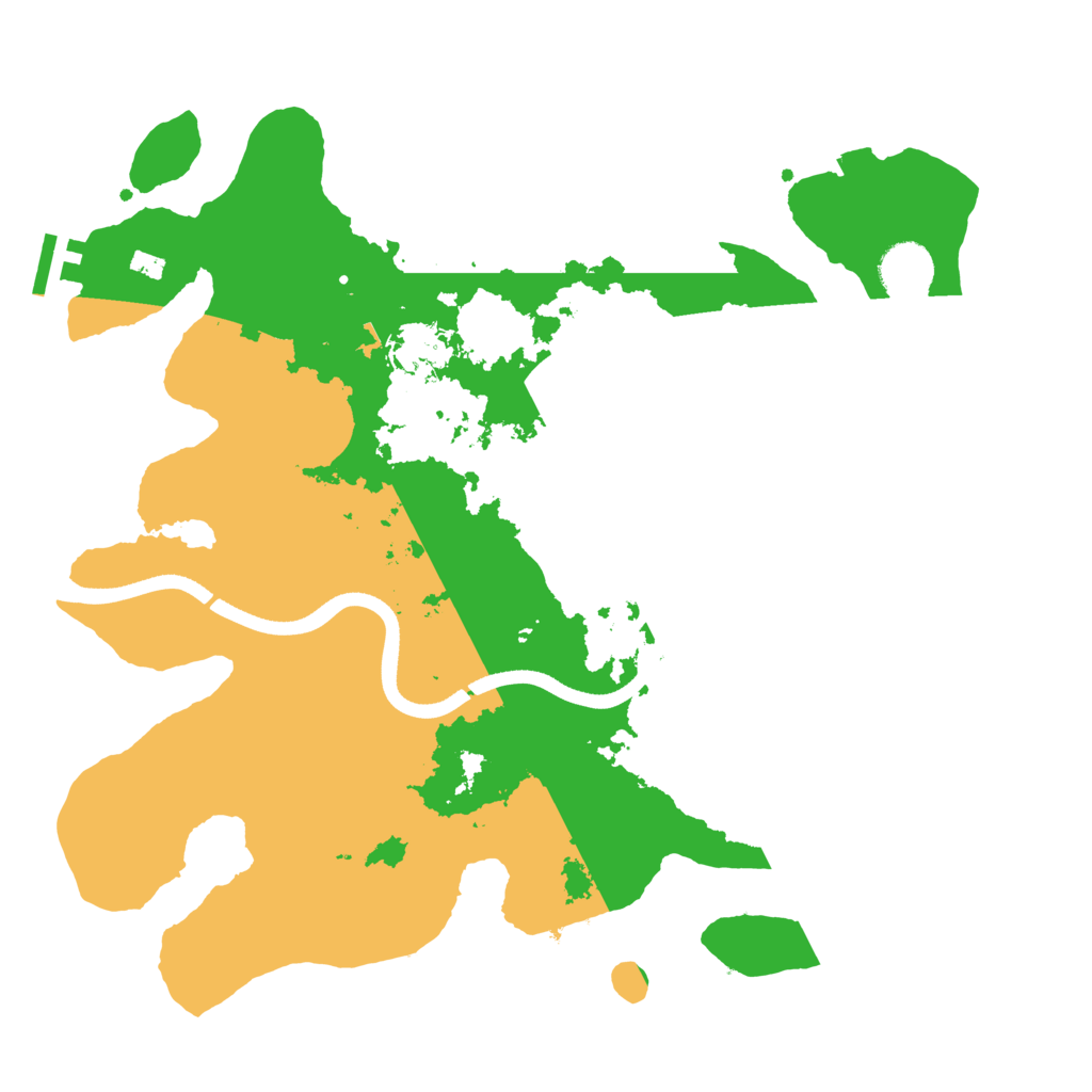 Biome Rust Map: Procedural Map, Size: 3530, Seed: 13834