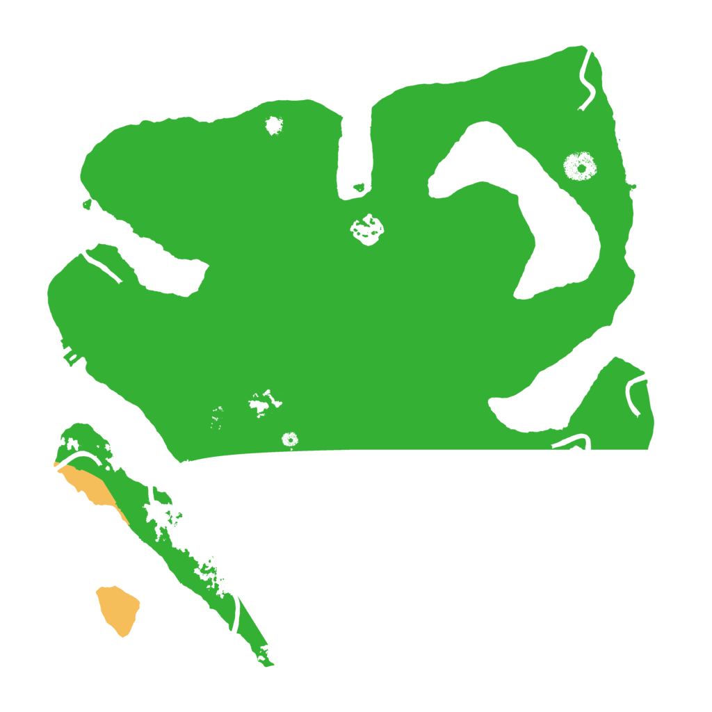 Biome Rust Map: Procedural Map, Size: 3500, Seed: 277509699