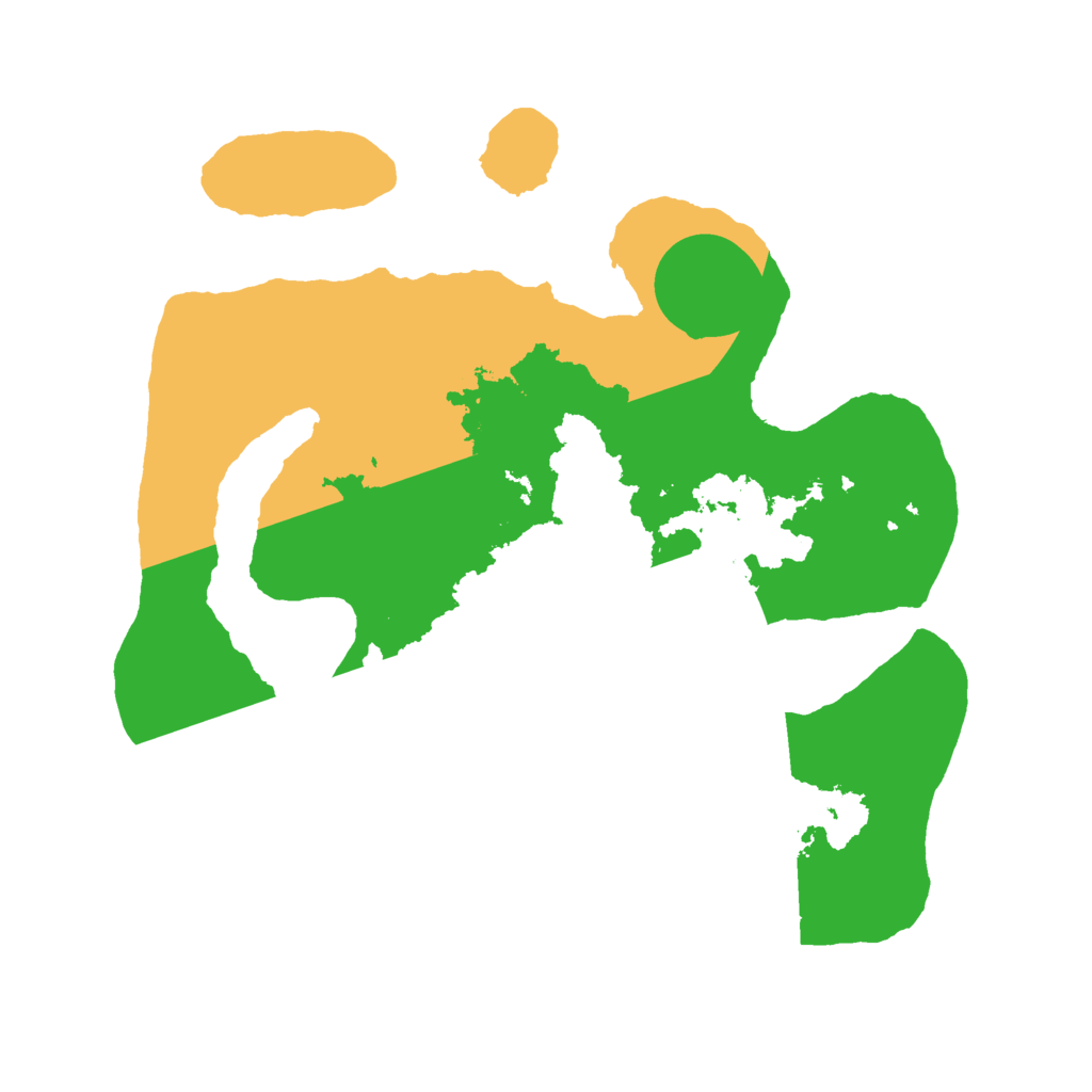 Biome Rust Map: Barren, Size: 2850, Seed: 1704407091