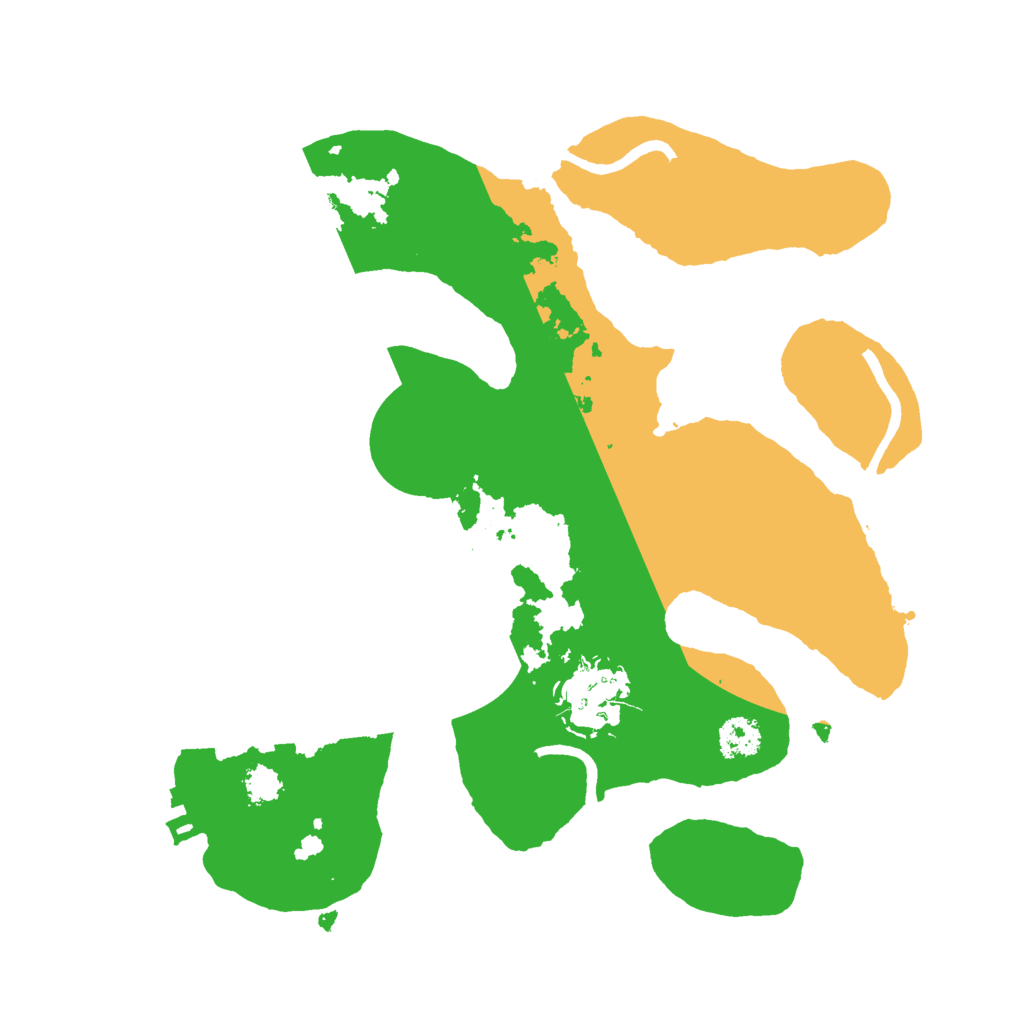 Biome Rust Map: Procedural Map, Size: 2500, Seed: 1111112