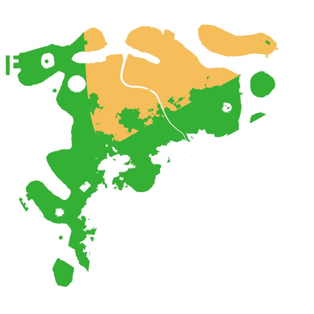 Biome Rust Map: Procedural Map, Size: 3250, Seed: 311017