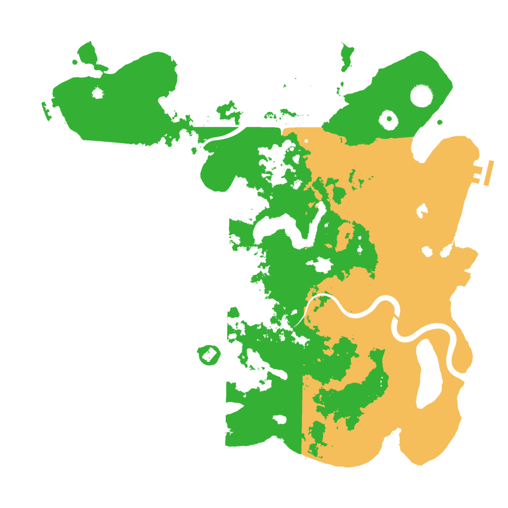 Biome Rust Map: Procedural Map, Size: 4000, Seed: 7212