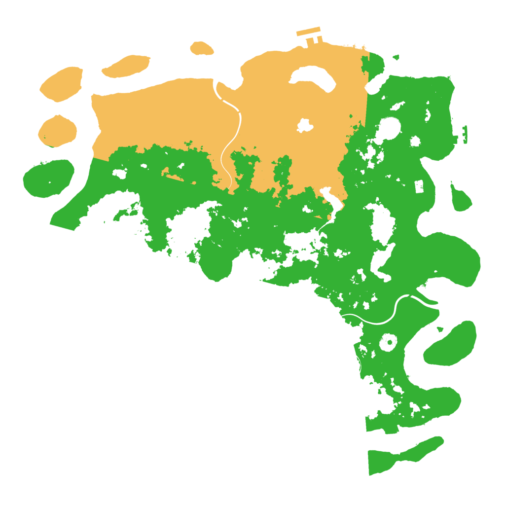 Biome Rust Map: Procedural Map, Size: 4250, Seed: 16722