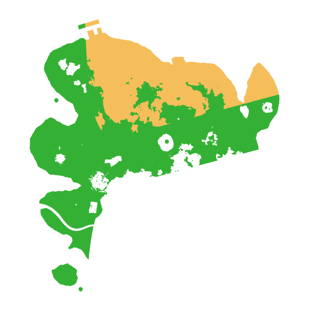 Biome Rust Map: Procedural Map, Size: 3000, Seed: 866842214