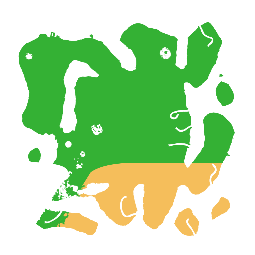 Biome Rust Map: Procedural Map, Size: 3500, Seed: 2137236423