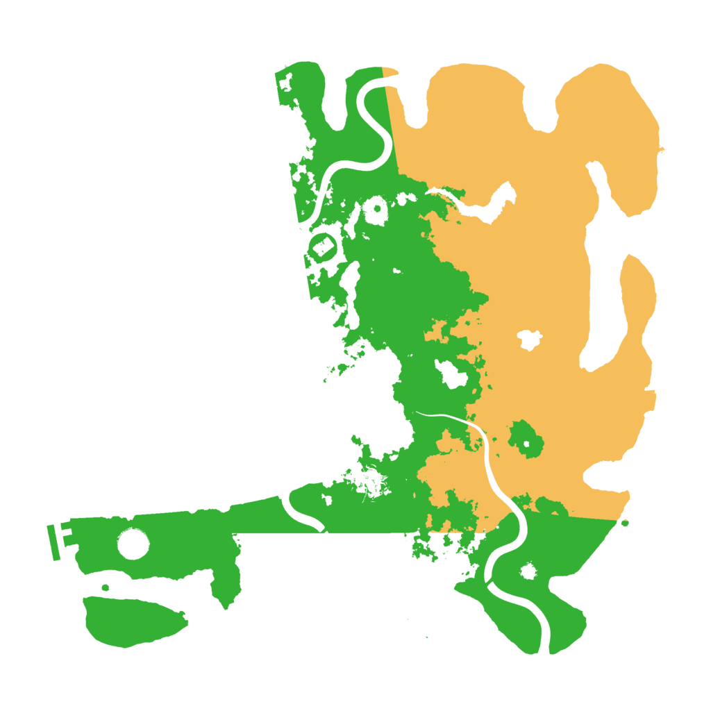 Biome Rust Map: Procedural Map, Size: 4000, Seed: 635046