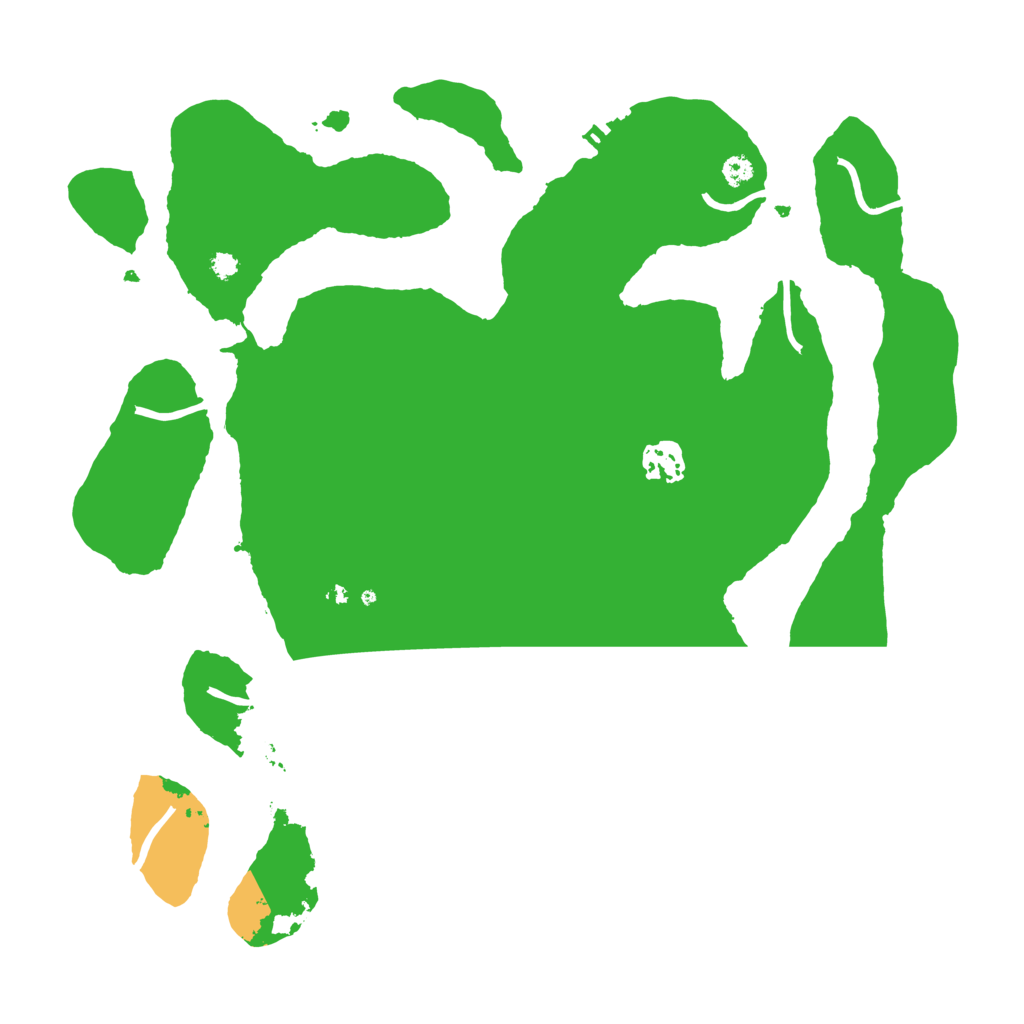 Biome Rust Map: Procedural Map, Size: 3500, Seed: 93855