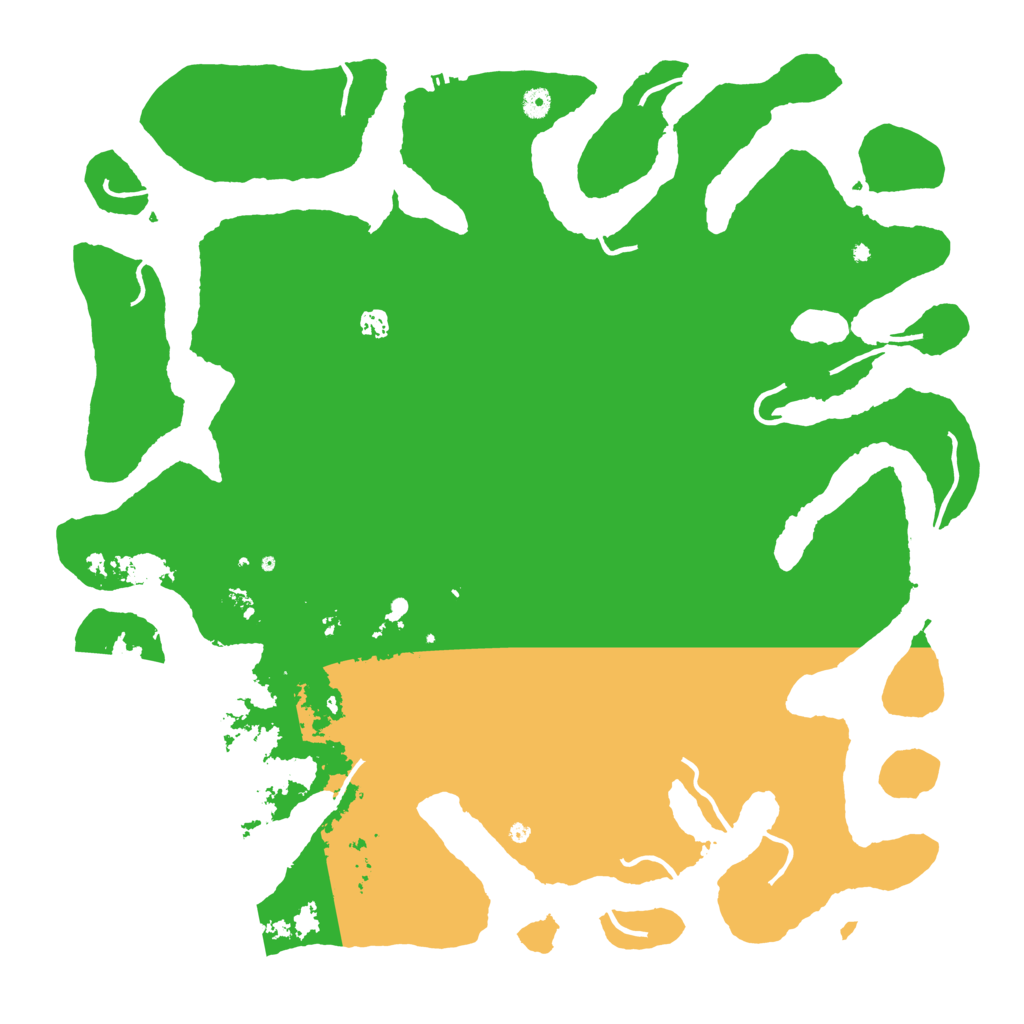 Biome Rust Map: Procedural Map, Size: 5200, Seed: 8710