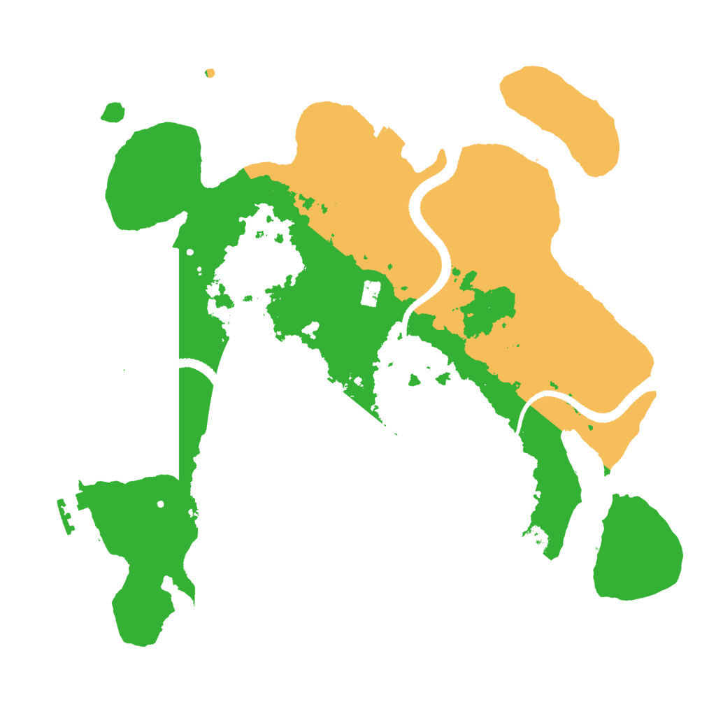 Biome Rust Map: Procedural Map, Size: 3000, Seed: 934786