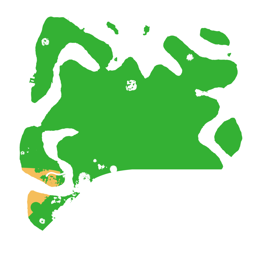 Biome Rust Map: Procedural Map, Size: 3500, Seed: 58792928