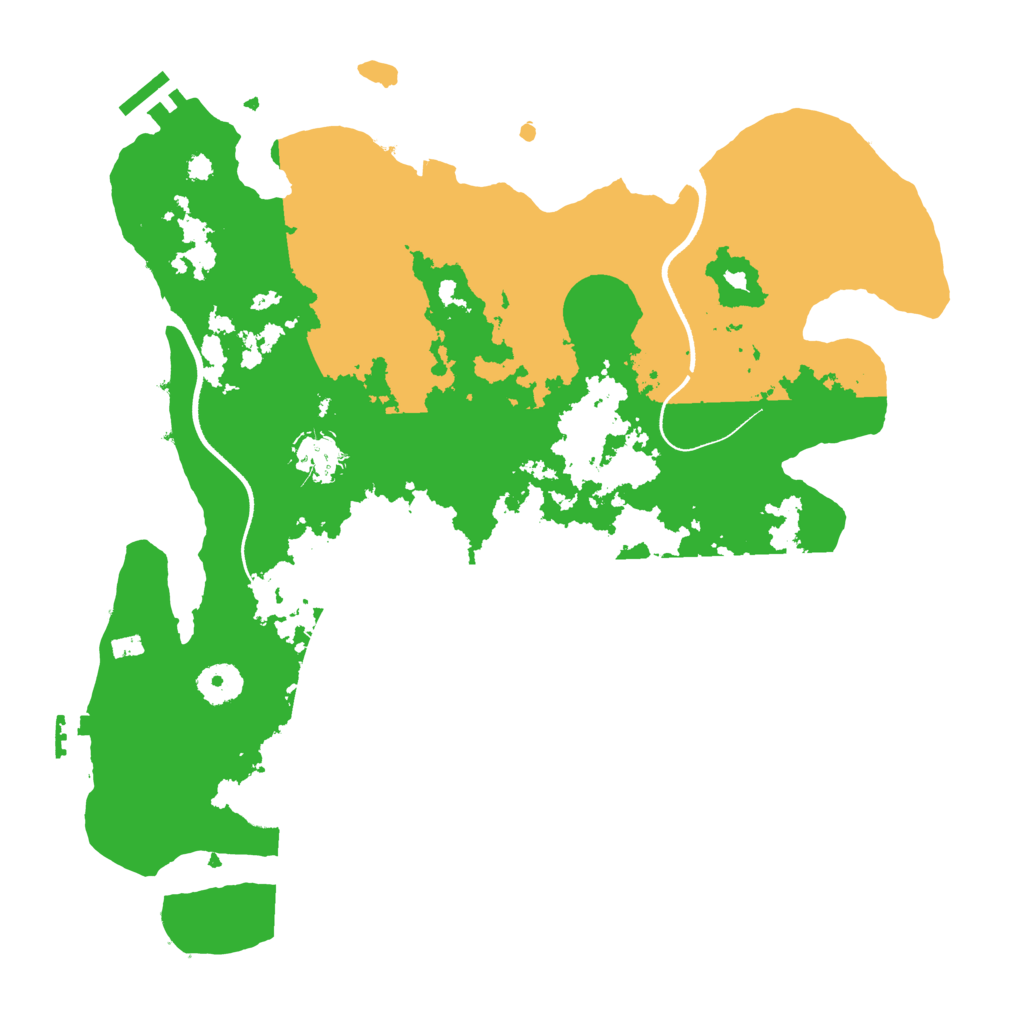 Biome Rust Map: Procedural Map, Size: 3600, Seed: 218202117