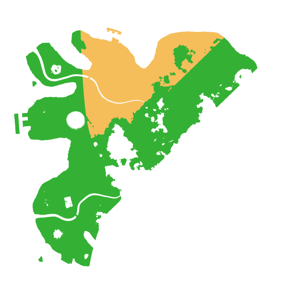 Biome Rust Map: Procedural Map, Size: 3000, Seed: 1759360862