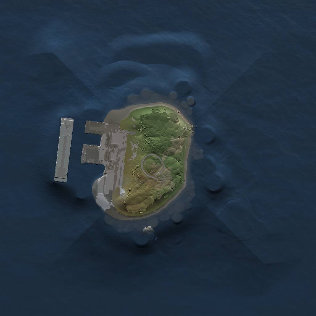 Rust Map: Procedural Map, Size: 1000, Seed: 85964, 2 Monuments