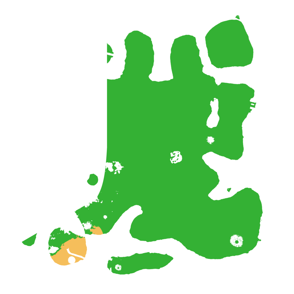 Biome Rust Map: Procedural Map, Size: 3500, Seed: 54101323