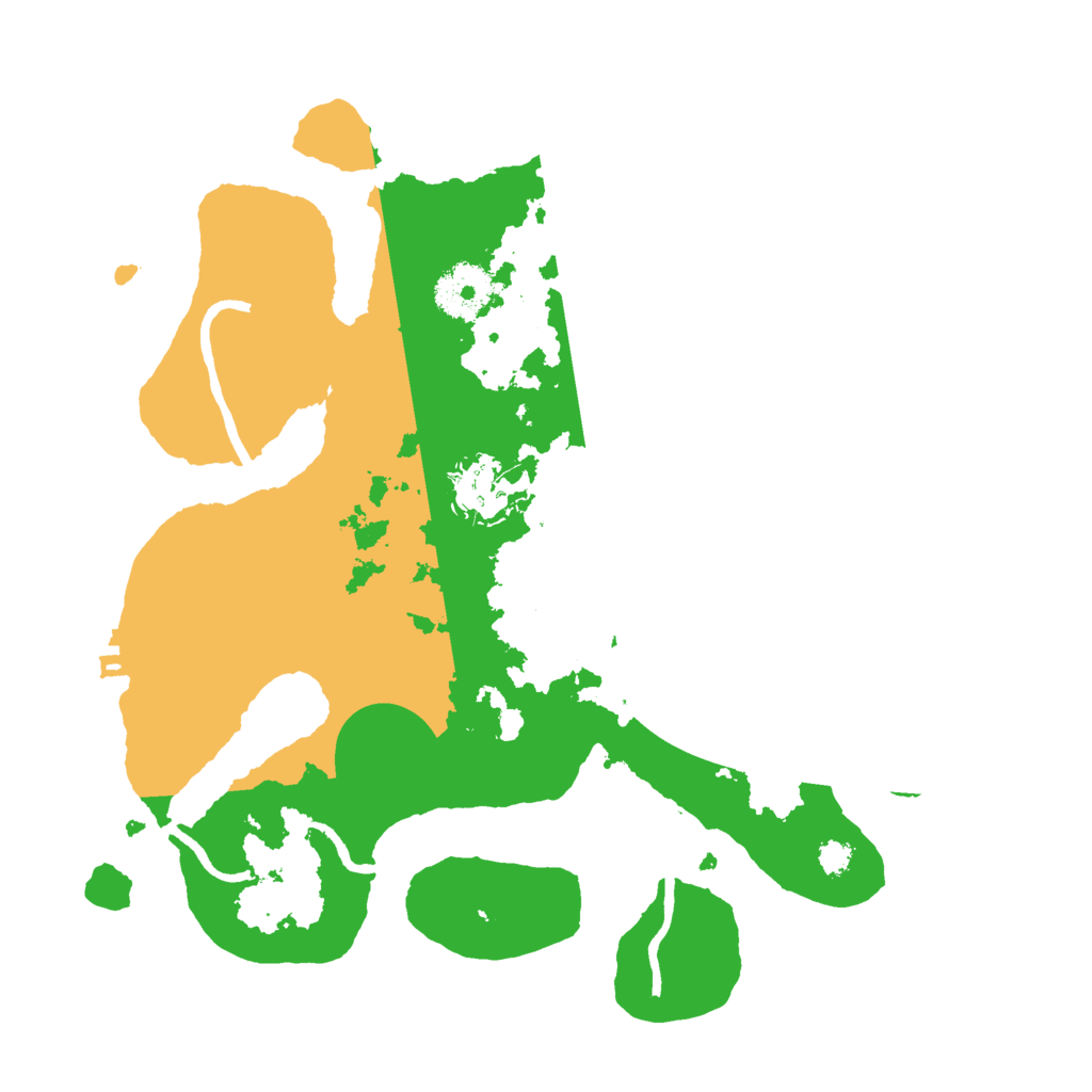 Biome Rust Map: Procedural Map, Size: 3000, Seed: 32541