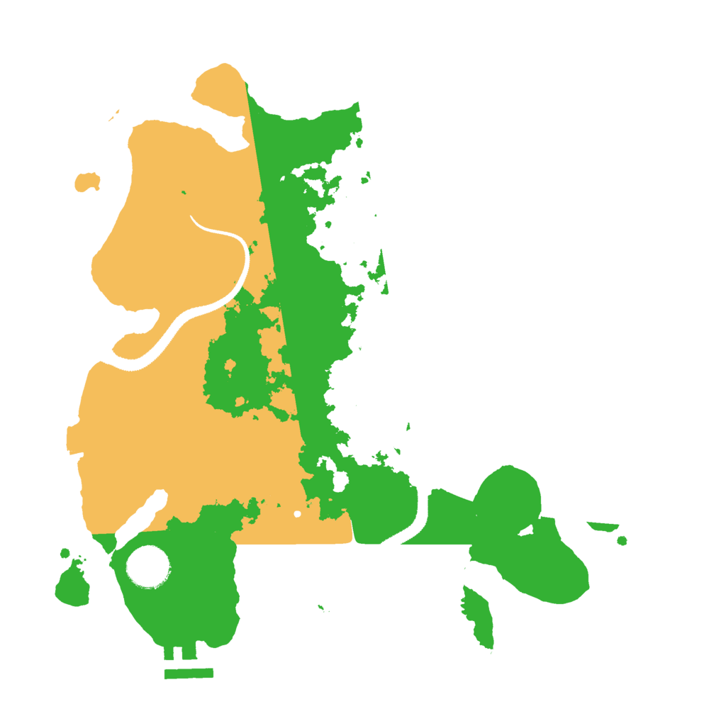 Biome Rust Map: Procedural Map, Size: 3000, Seed: 32541
