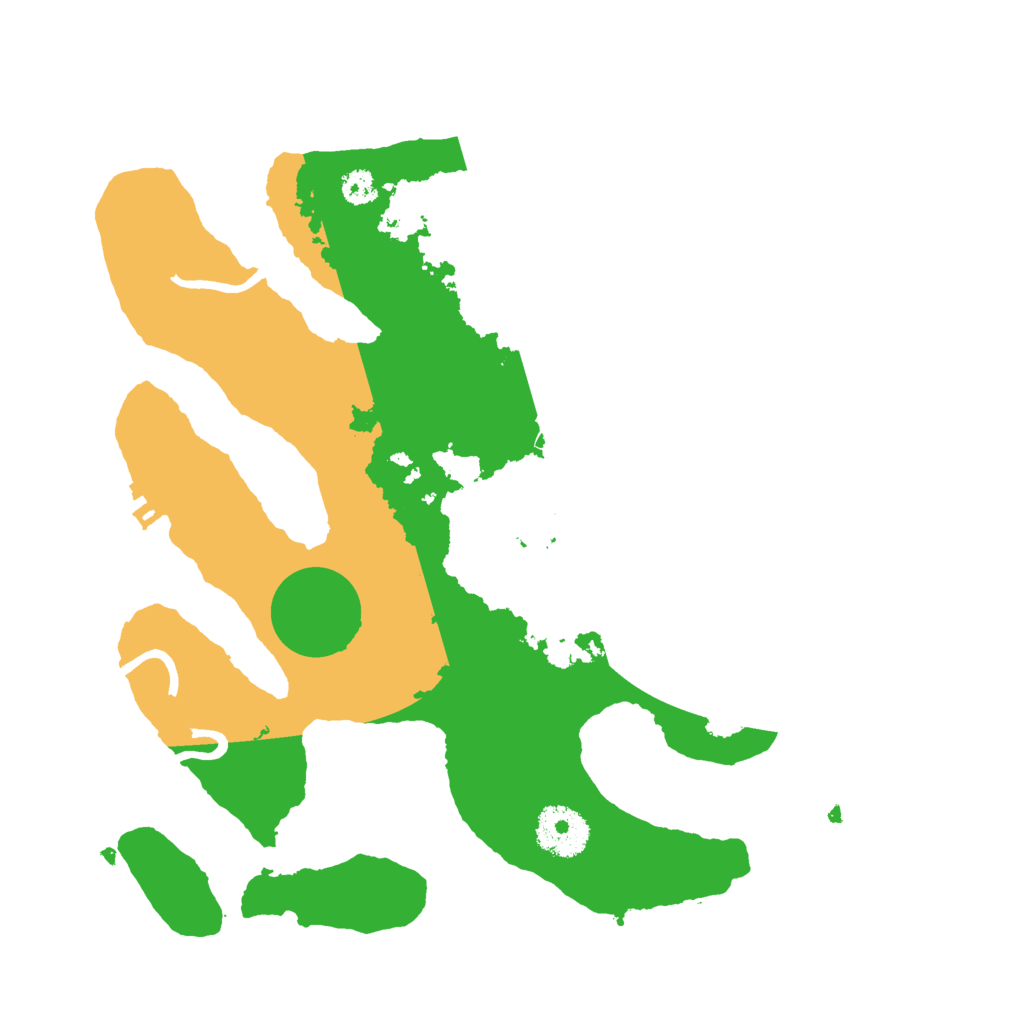 Biome Rust Map: Procedural Map, Size: 3000, Seed: 32850425