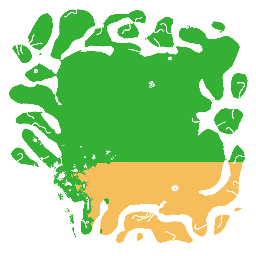 Biome Rust Map: Procedural Map, Size: 6000, Seed: 484123945