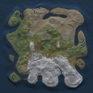 Thumbnail Rust Map: Procedural Map, Size: 3550, Seed: 29764255, 19 Monuments