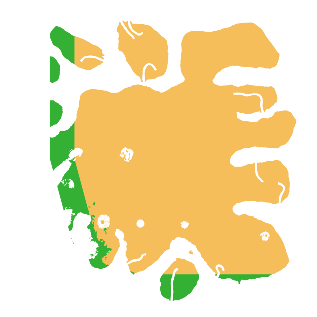 Biome Rust Map: Procedural Map, Size: 3550, Seed: 13124