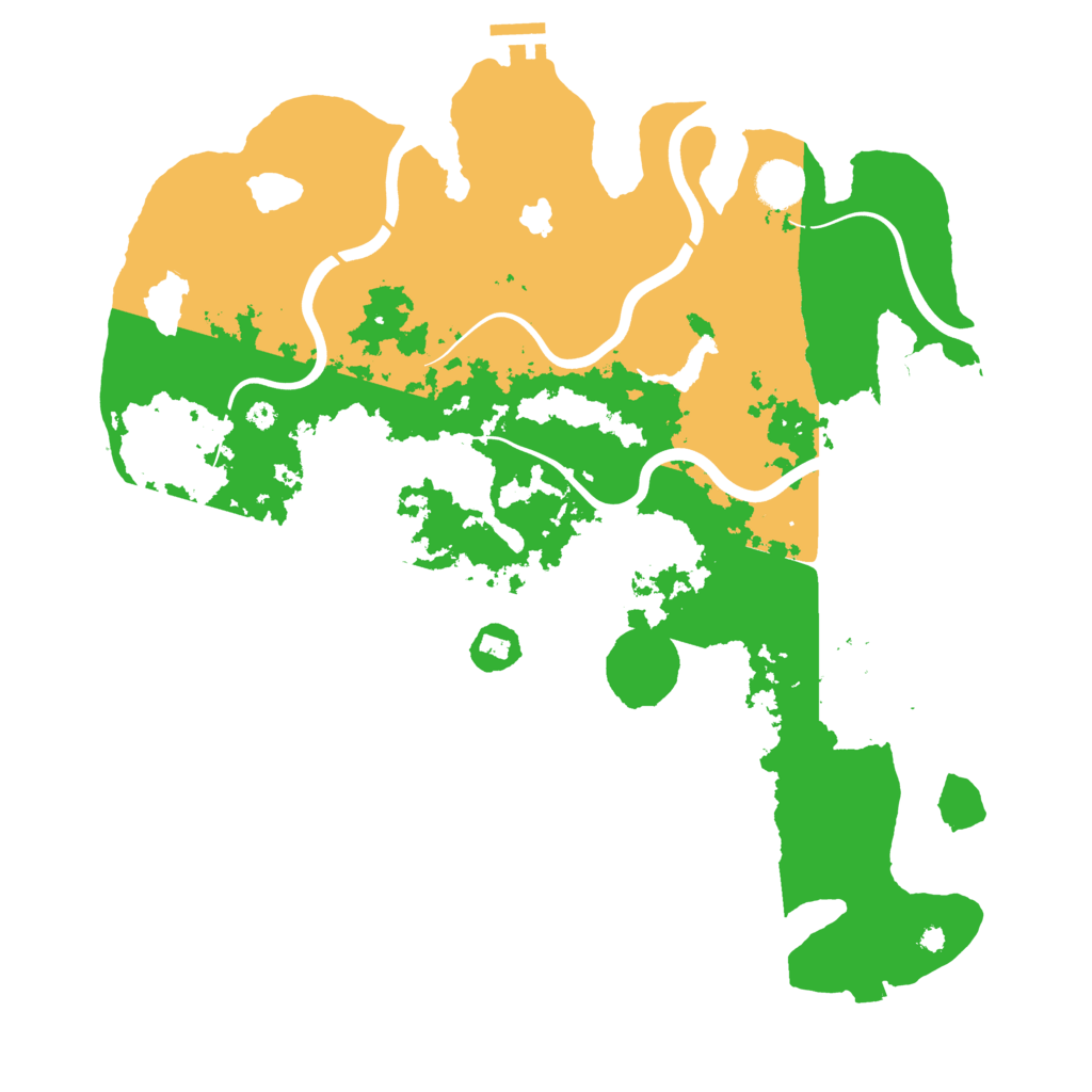 Biome Rust Map: Procedural Map, Size: 4000, Seed: 1487