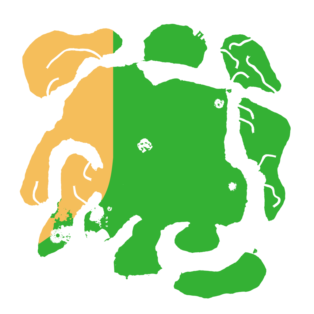 Biome Rust Map: Procedural Map, Size: 3400, Seed: 683120593