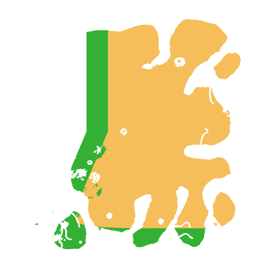 Biome Rust Map: Procedural Map, Size: 3800, Seed: 20210822