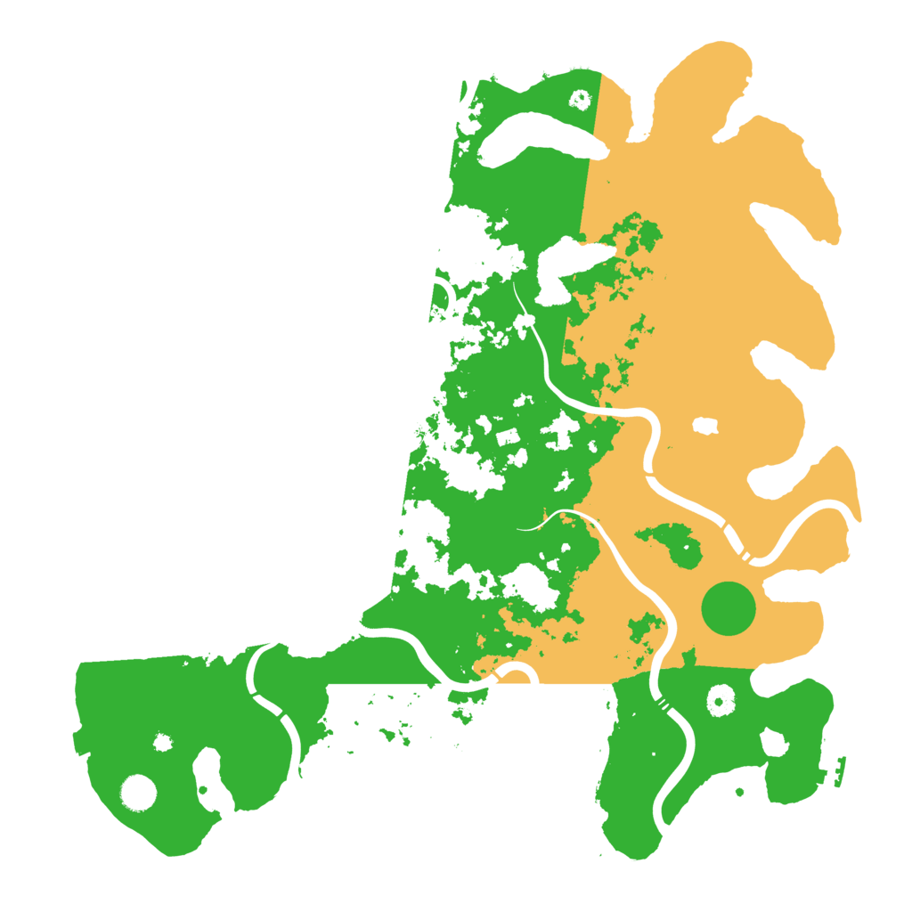 Biome Rust Map: Procedural Map, Size: 4434, Seed: 413131