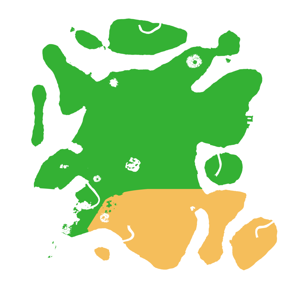 Biome Rust Map: Procedural Map, Size: 3100, Seed: 837465