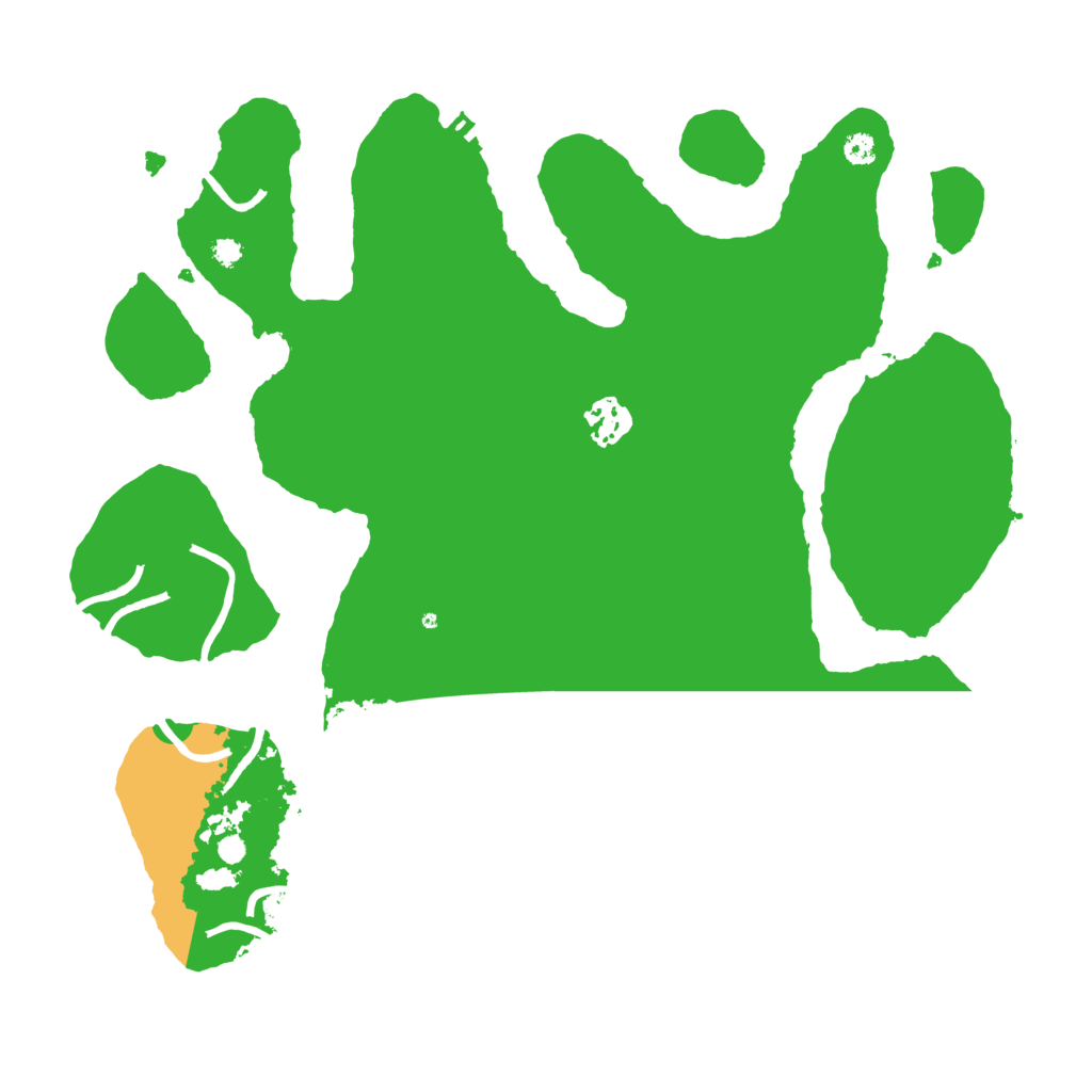 Biome Rust Map: Procedural Map, Size: 3500, Seed: 1773470