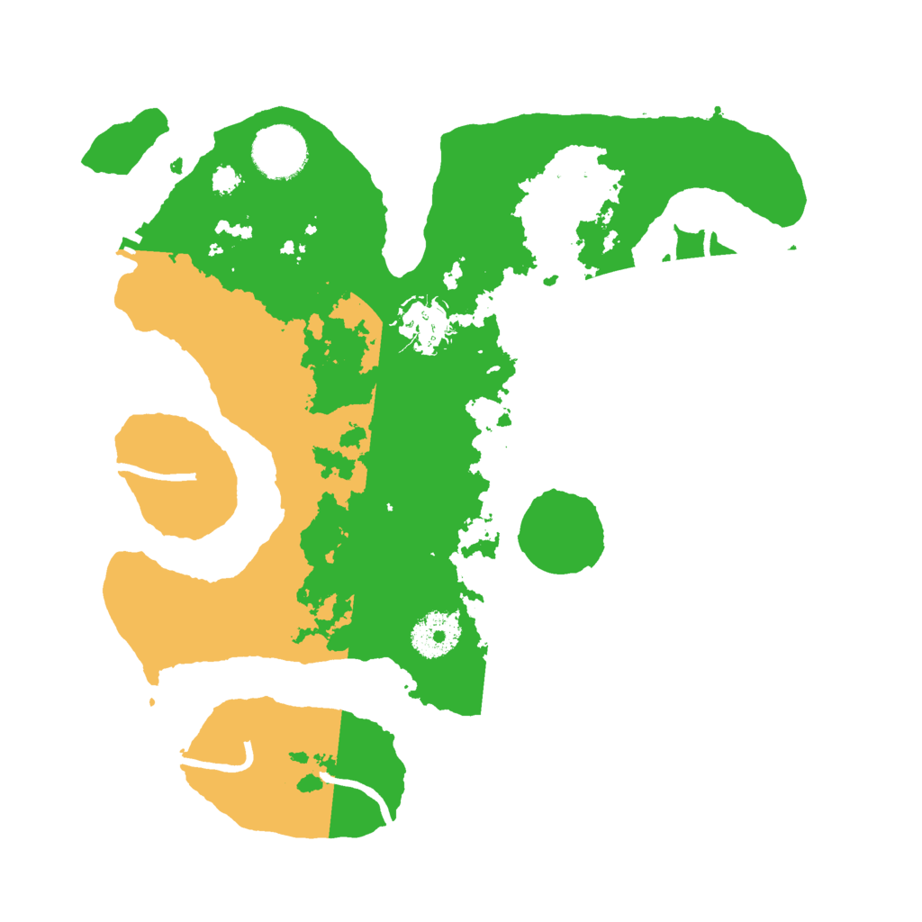 Biome Rust Map: Procedural Map, Size: 3000, Seed: 23458734