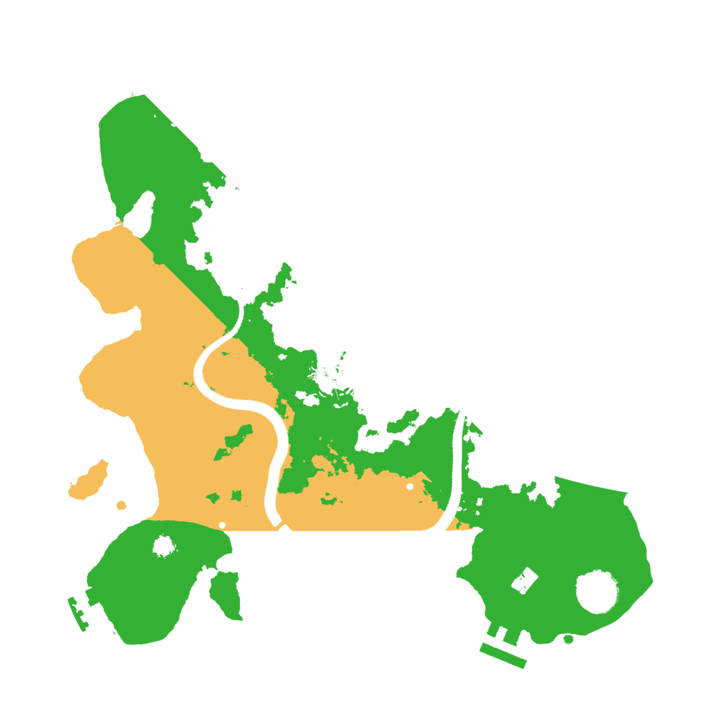 Biome Rust Map: Procedural Map, Size: 3000, Seed: 1980555795