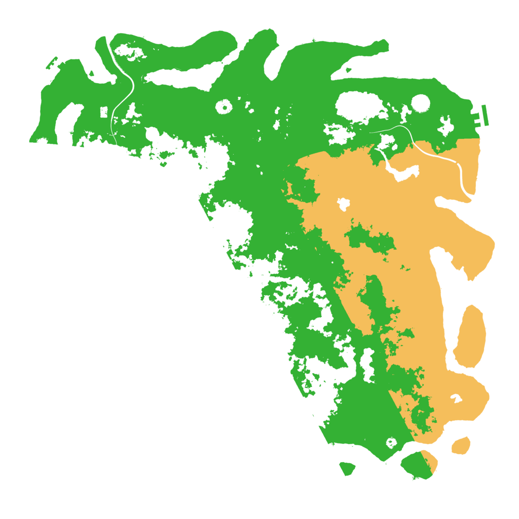 Biome Rust Map: Procedural Map, Size: 5000, Seed: 67385578