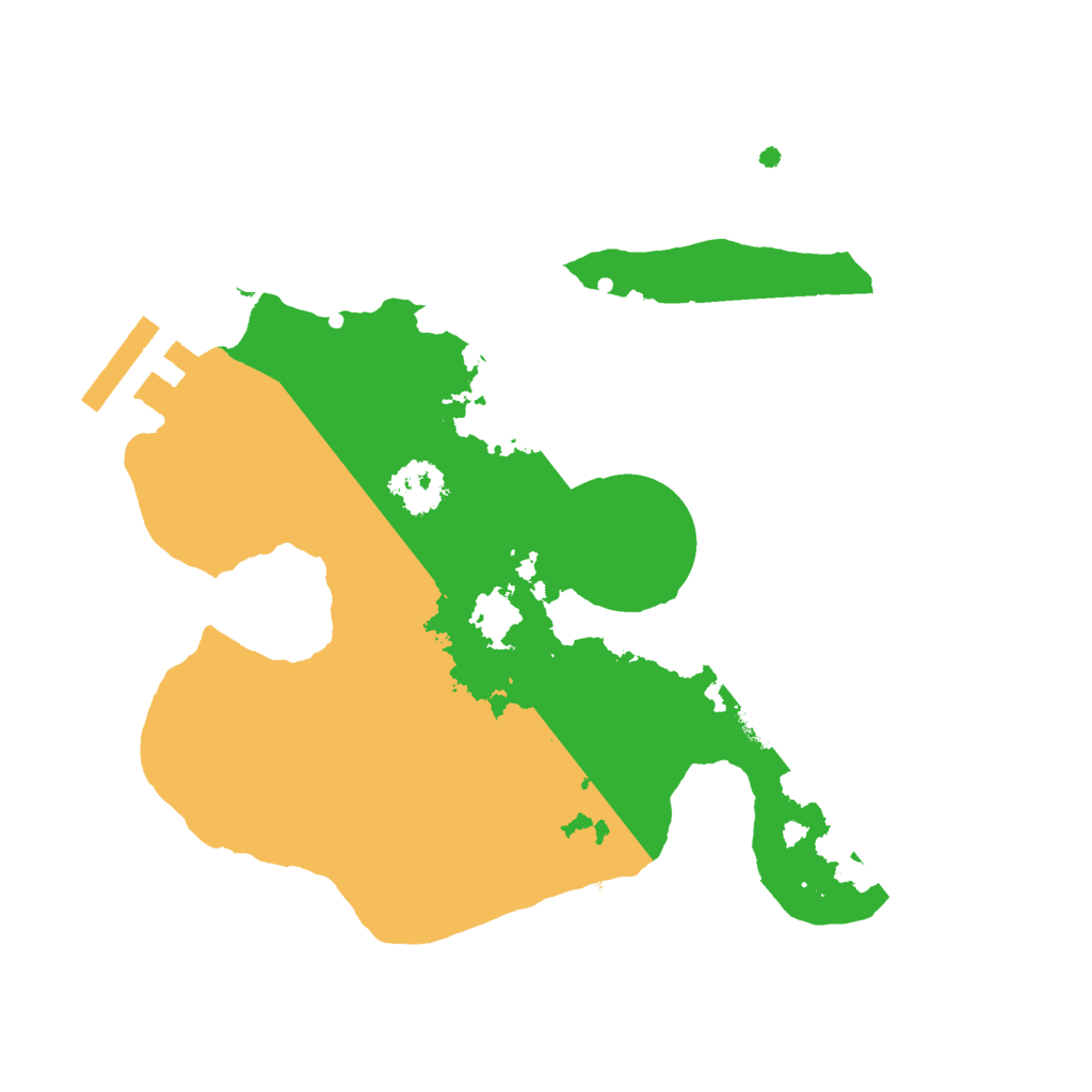 Biome Rust Map: Procedural Map, Size: 2100, Seed: 723050805