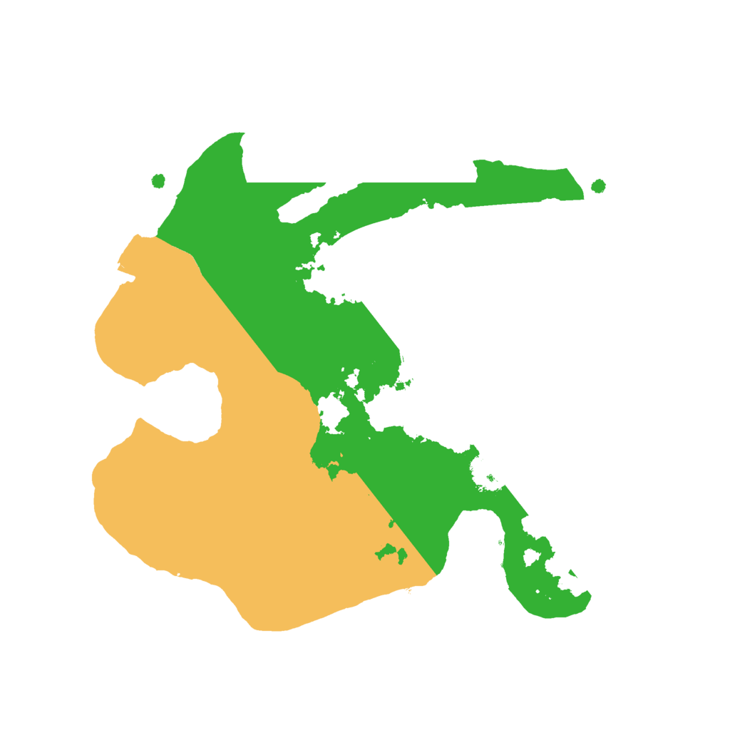 Biome Rust Map: Procedural Map, Size: 2100, Seed: 723050805