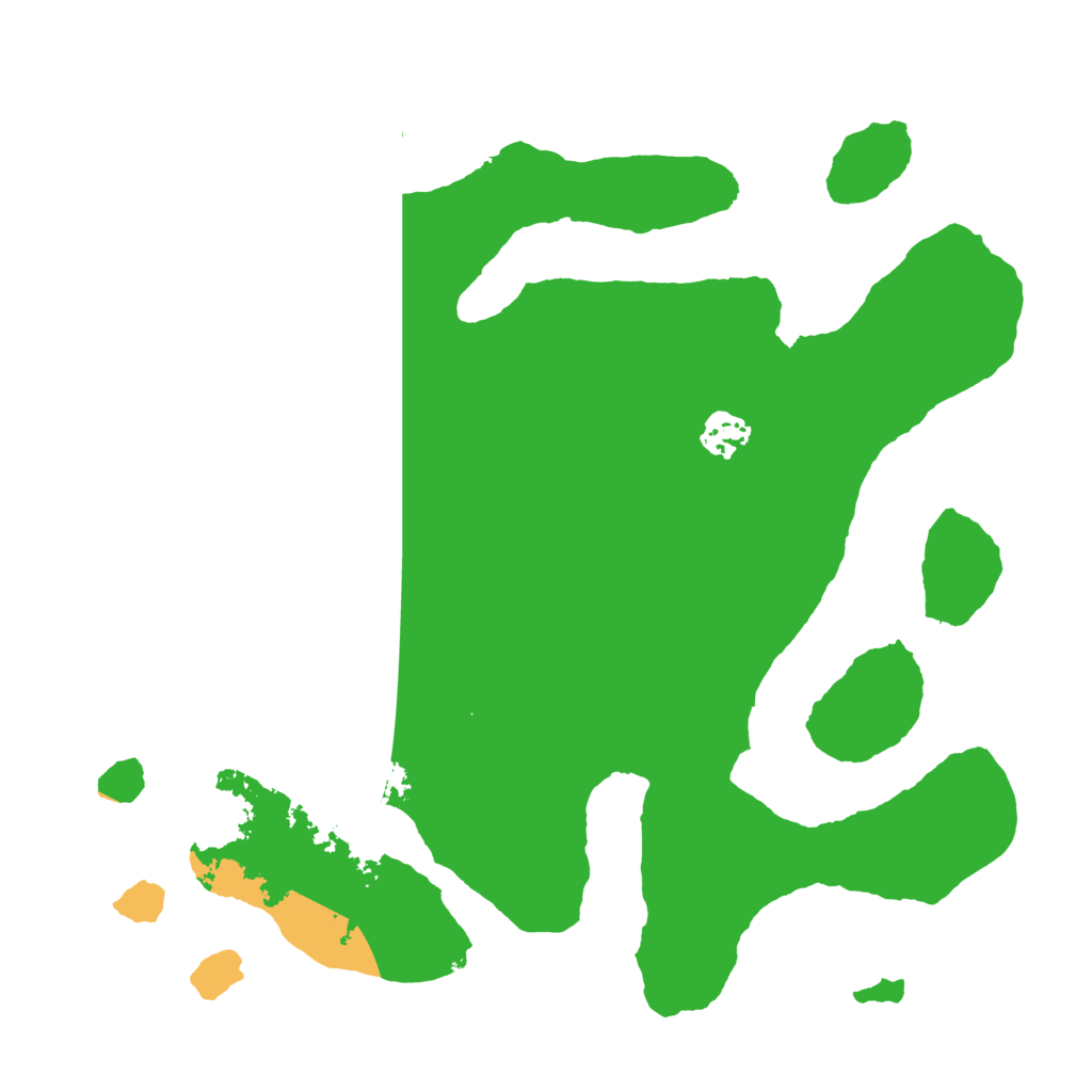 Biome Rust Map: Barren, Size: 3500, Seed: 681898479