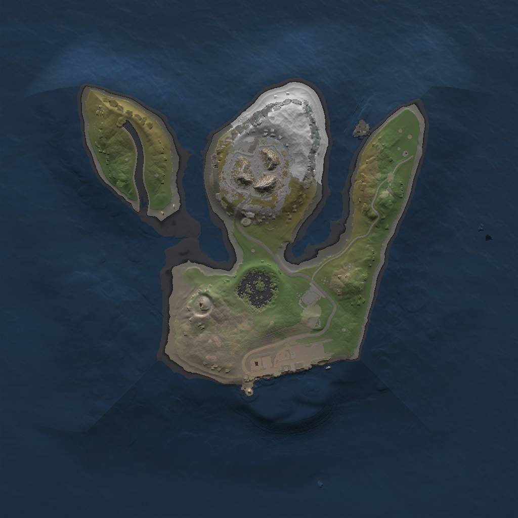 Rust Map: Procedural Map, Size: 1500, Seed: 112831220, 8 Monuments