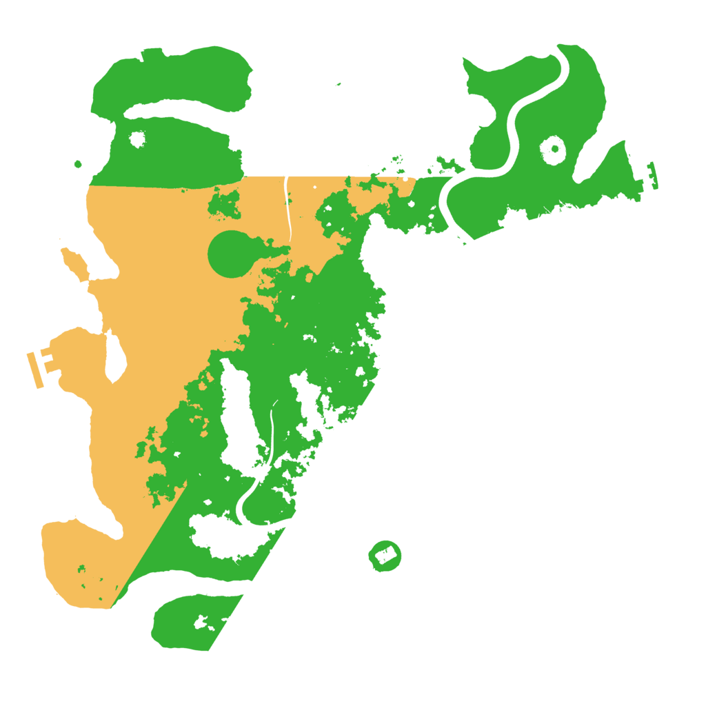 Biome Rust Map: Procedural Map, Size: 3900, Seed: 19